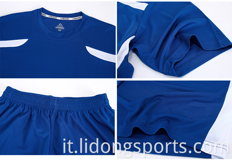 Ultimo design all'ingrosso Maglie da calcio sublimate personalizzate